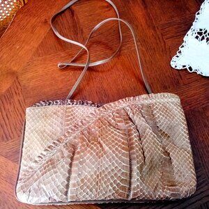 Palizzio vintage alligator clutch
